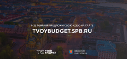 Твой бюджет - Санкт-Петербург